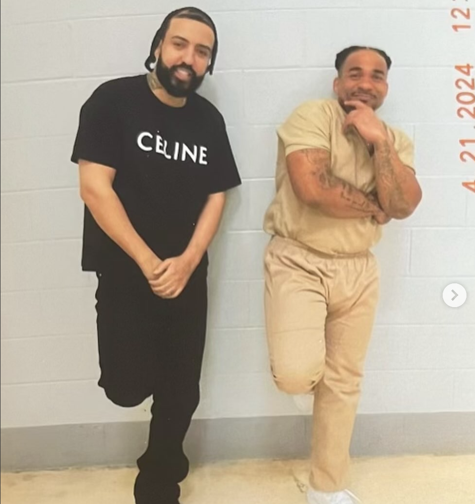 French Montana Poses For Pics With Max B During Prison Visit