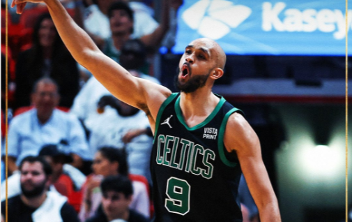 Derrick White Leads Celtics in Close-Out Win over Miami HEAT