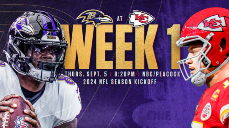 SOURCE SPORTS: Ravens-Chiefs to Open NFL Season On Sept. 5