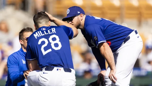 The Source |SOURCE SPORTS: [WATCH] Dodgers Pitcher Bobby Miller Hit In The Head With Line Drive