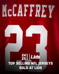 **Lids Unveils Top-Selling NFL Jerseys and Teams Ahead of Super Bowl Kickoff** With the Super Bowl set to take over New Orleans on February 9, Lids has revealed exclusive sales insights from the 2024 NFL season. The sports retailer’s latest infographics highlight the most popular teams, players, and custom gear across the country. Despite playing only four games, Christian McCaffrey had the best-selling jersey at Lids, while Patrick Mahomes dominated nationwide, leading sales in 12 states. The San Francisco 49ers and Las Vegas Raiders ranked as the top two teams in merchandise sales. Regionally, the data showcased strong local ties. In New York, the Giants led team sales, but Buffalo Bills quarterback Josh Allen sold the most jerseys. In Texas, the Cowboys reigned supreme in merchandise sales, while Houston’s C.J. Stroud topped individual jersey purchases. Alabama fans leaned on college pride, making Jalen Hurts the state’s best seller. Other standout results include: - **Pennsylvania:** The Eagles outsold the Steelers, with Hurts leading jersey sales. - **Nevada:** Despite missing out on a Super Bowl win in Las Vegas, McCaffrey outsold all Raiders players. - **Florida:** The Buccaneers led team sales, while Dolphins star Tyreek Hill had the most popular jersey. - **Massachusetts:** Patriots fans embraced the future, making rookie Drake Maye’s jersey the state's best seller. - **California:** The 49ers led in both team gear and individual jersey sales, with McCaffrey at the top. As the NFL’s biggest game approaches, Lids’ data offers a glimpse into fan loyalty and the league’s biggest stars of the season.