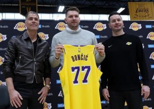 SOURCE SPORTS: Lakers Introduce Luka Dončić After Blockbuster Trade