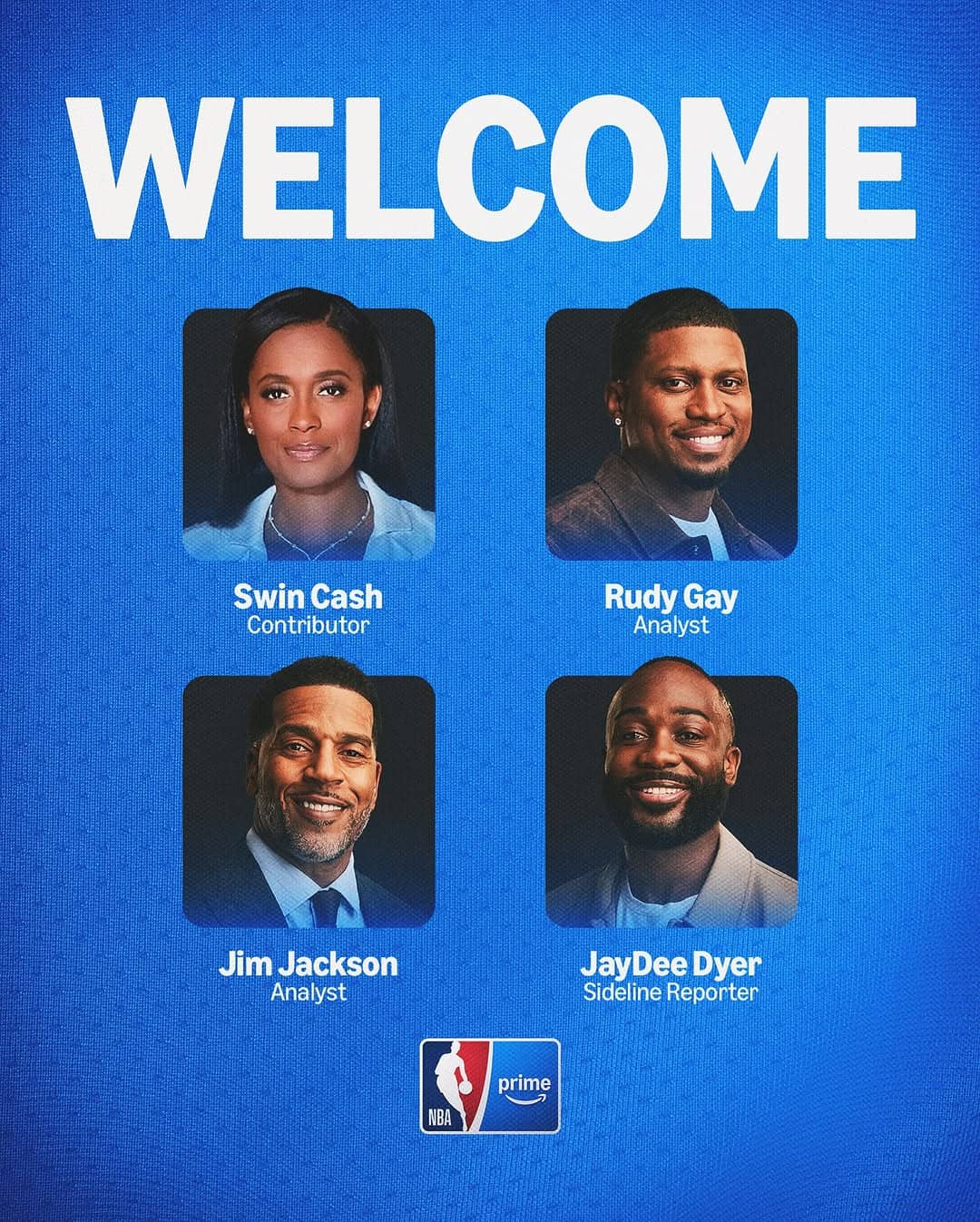 NBA on Prime Adds Hall of Famer Swin Cash and NBA Stars to Analyst Lineup NBA on Prime Adds Hall of Famer Swin Cash and NBA Stars to Analyst Lineup