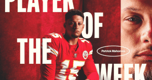 Mahomes, Lloyd, Jones Named AFC Players of the Week for Week 4