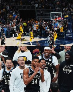 Giannis Delivers Buzzer-Beater as Bucks Edge Pacers 117-115 in Thriller