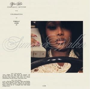 Summer Walker Reveals Tracklist for 'Finally Over It' Featuring Mariah the Scientist, Chris Brown, Brent Faiyaz & More