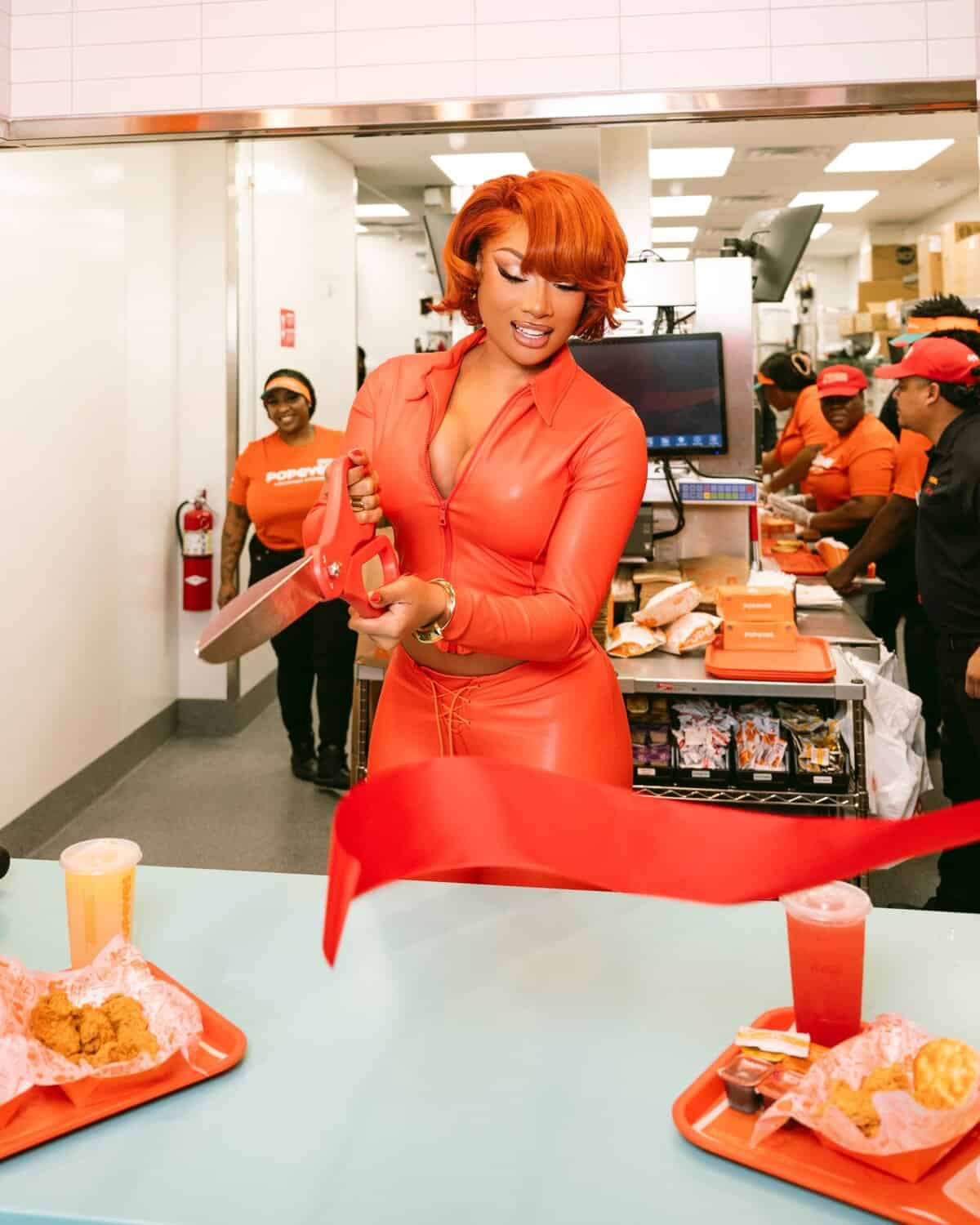 Megan Thee Stallion Opens First Popeyes Restaurant in Miami