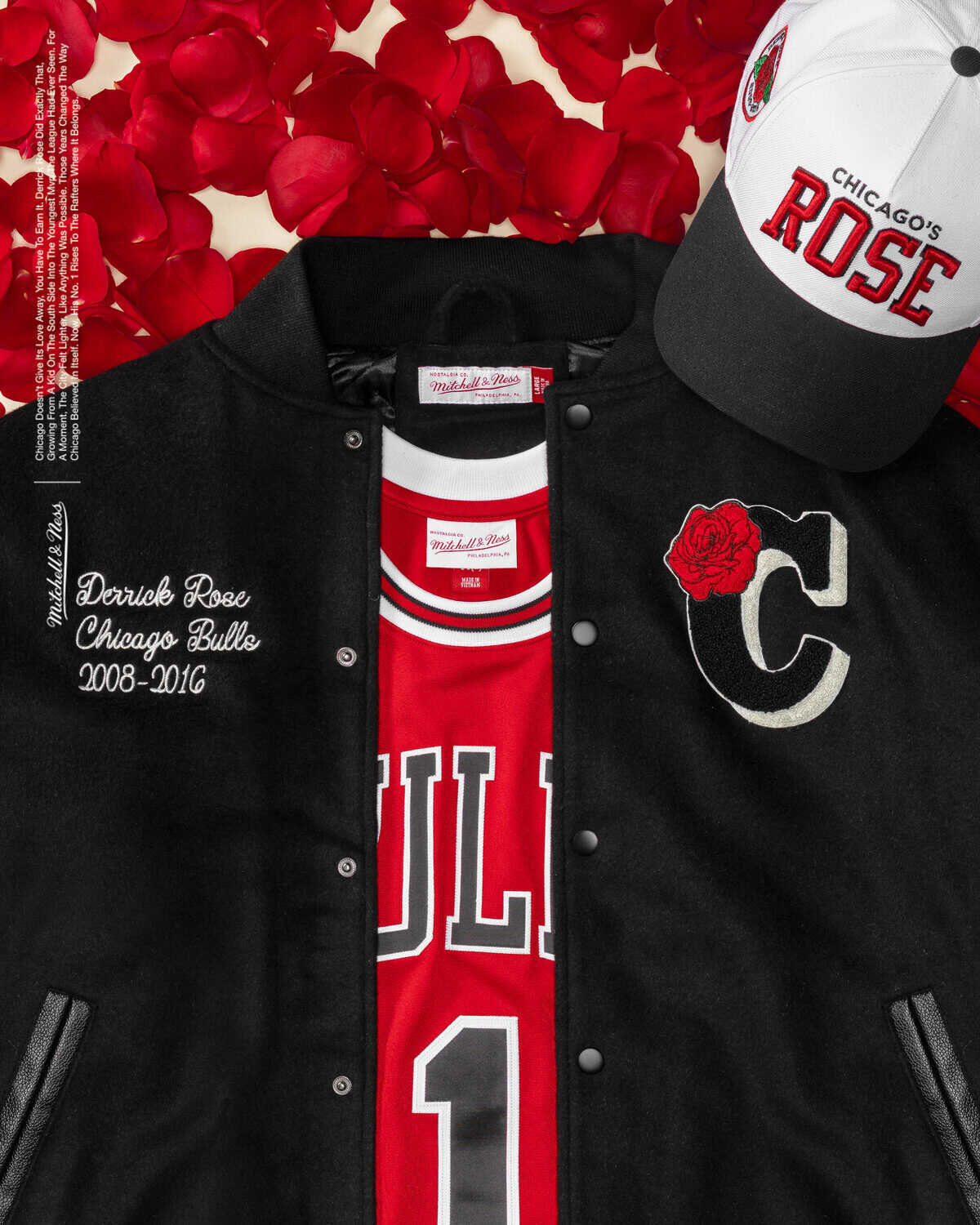 Mitchell & Ness Debuts Limited-Edition Collection Honoring Derrick Rose’s Jersey Retirement