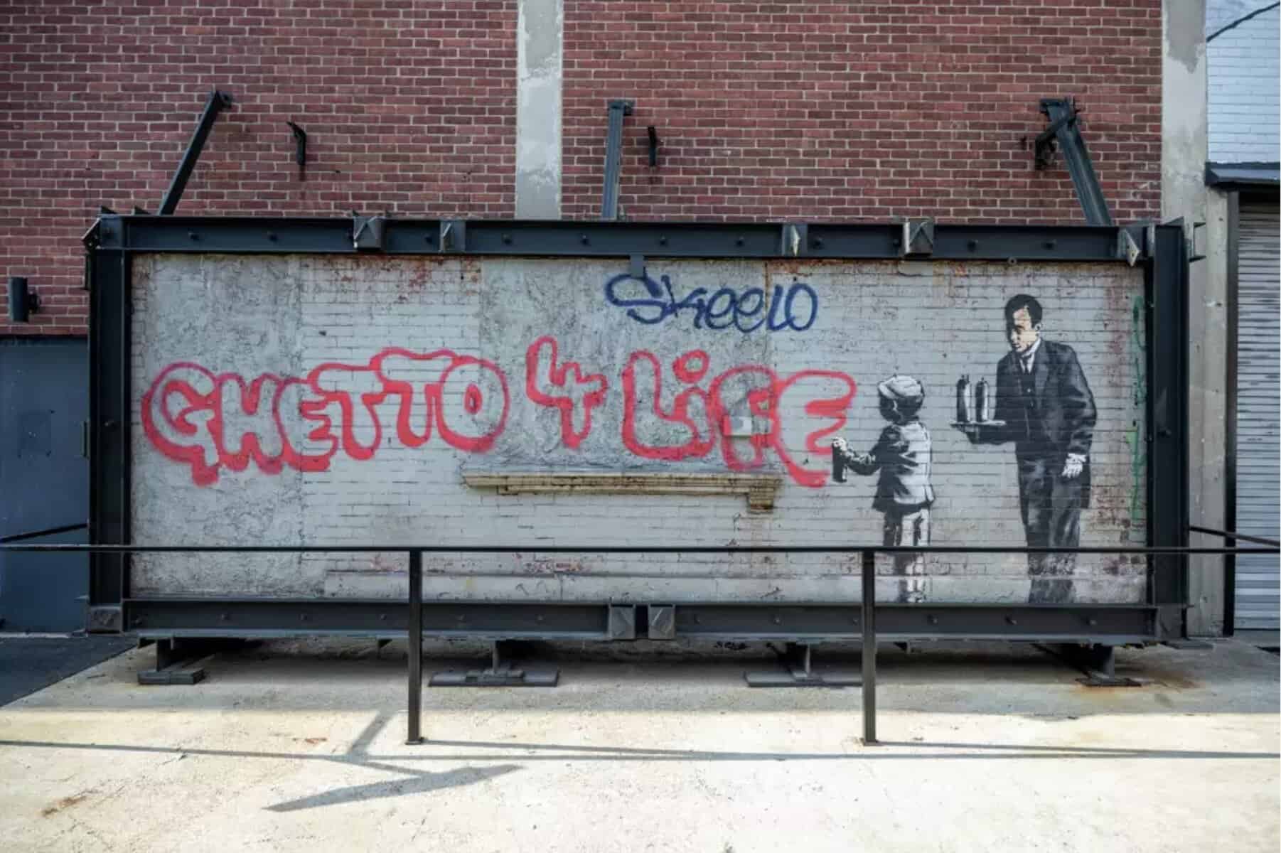 The Source |BANKSY Mural from Brooklyn Gets New Home In Bridgeport