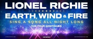 Lionel Richie and Earth, Wind & Fire Announce 2026 North American Tour